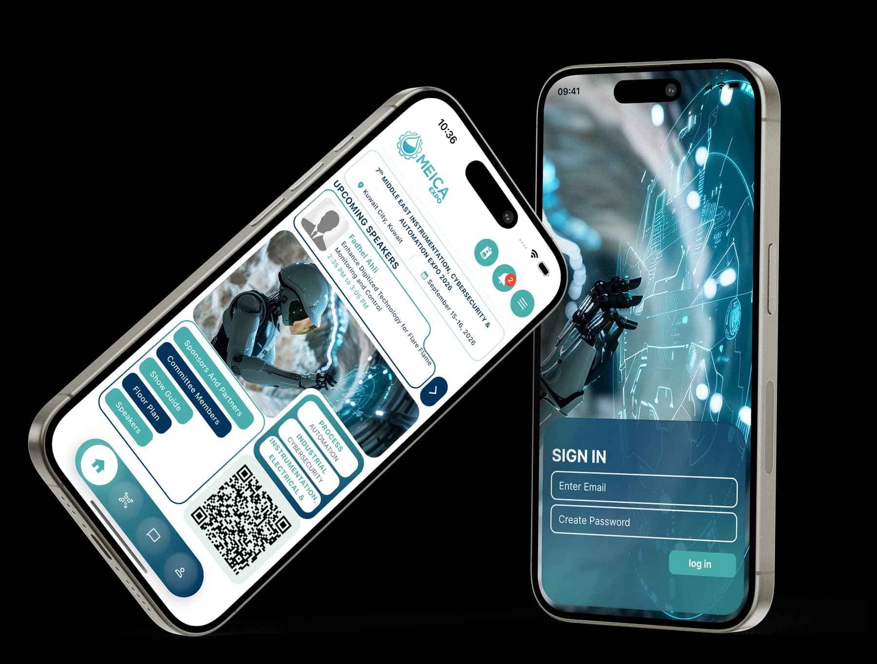 MEICA EXPO 2026 Mobile Application Mockup