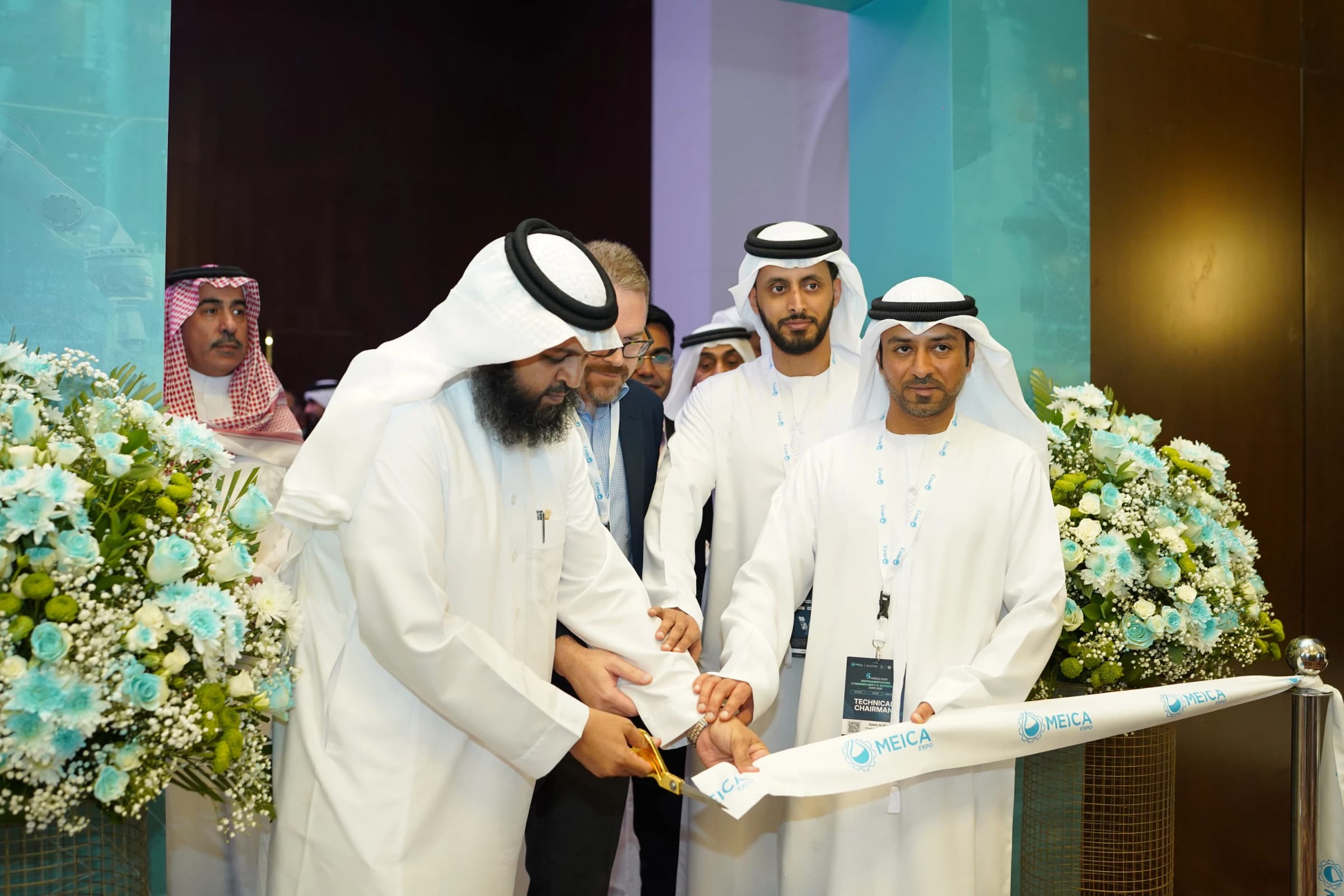Ribbon-cutting ceremony opening the MEICA Expo